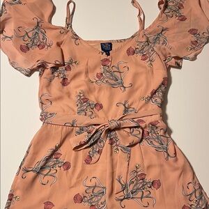Disney Beauty and the Beast Pink Floral Dress W’s size Medium